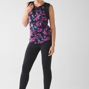 lululemon athletica Purple and Black Tank Top